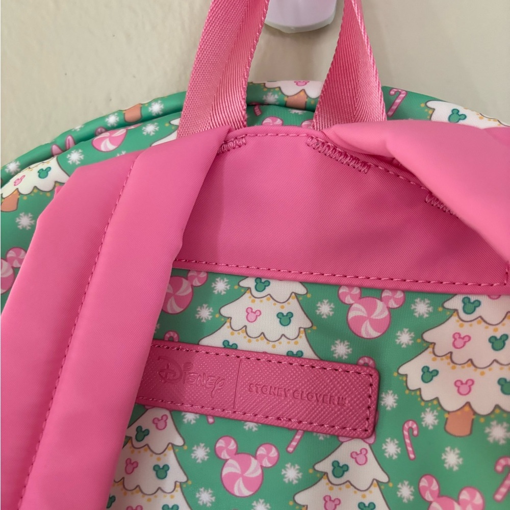 Disney Stoney Clover Christmas Tree Pink and Green Backpack for Child - Picture 7 of 12